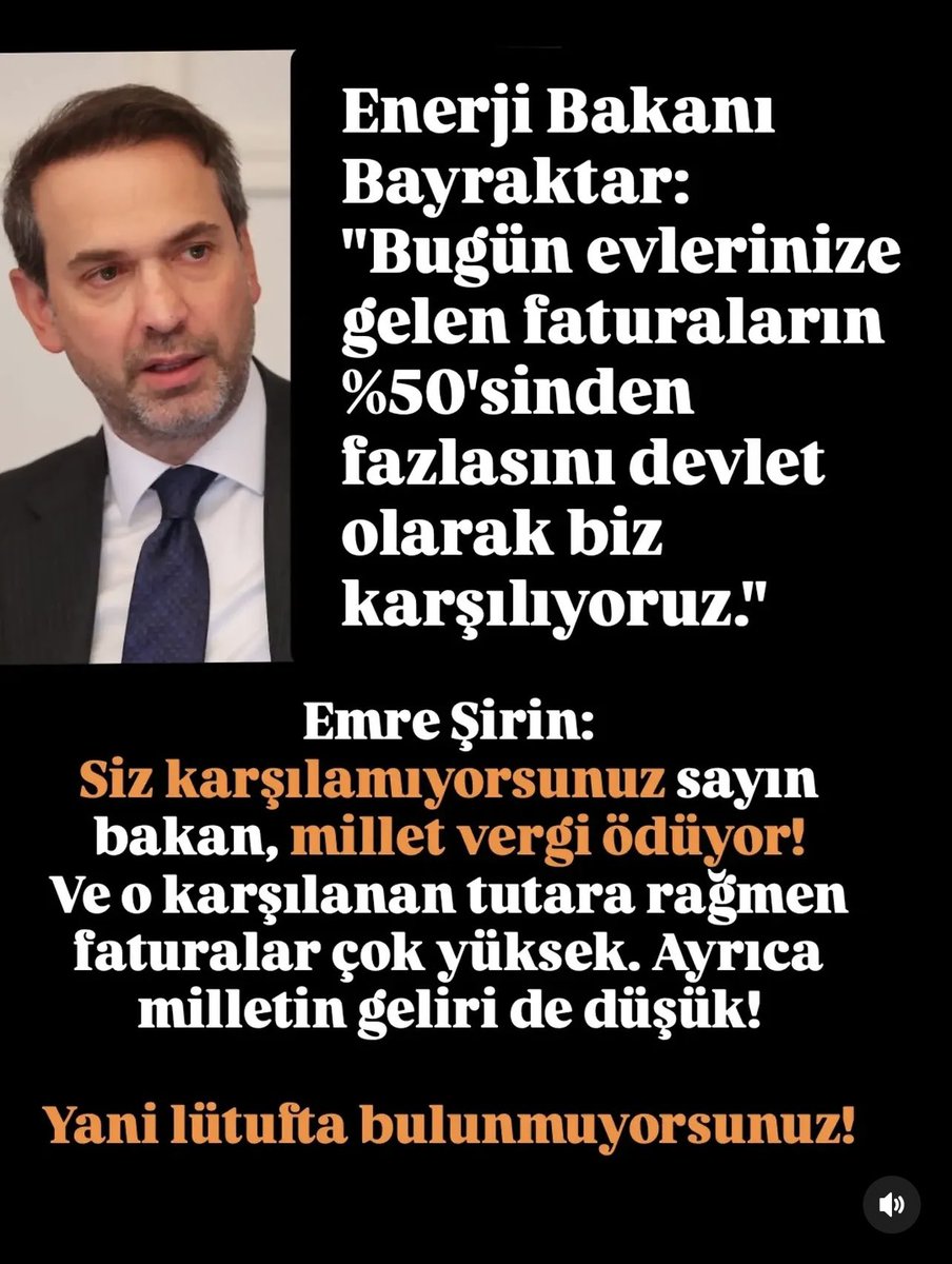 TCAyla35's tweet photo. Siz devlet değil hükümetsiniz. Ayrıca önce %100 zam yap sonra %50 destek oldu mu yaa. https://t.co/SYrtAFLyTz