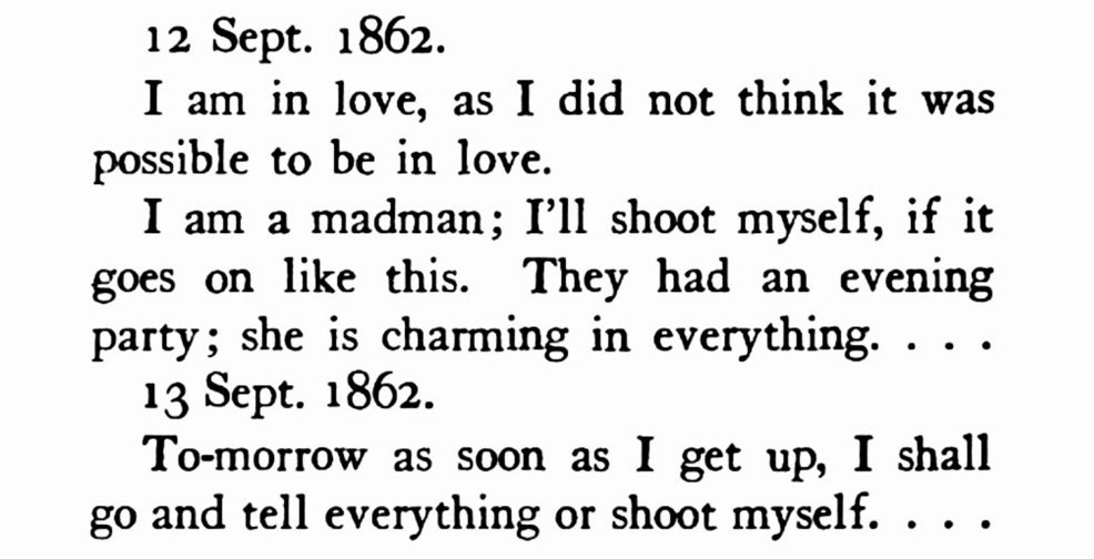 Dostoevskyquot's tweet photo. I am in love,

(tolstoy) https://t.co/MGXFwI5D5S