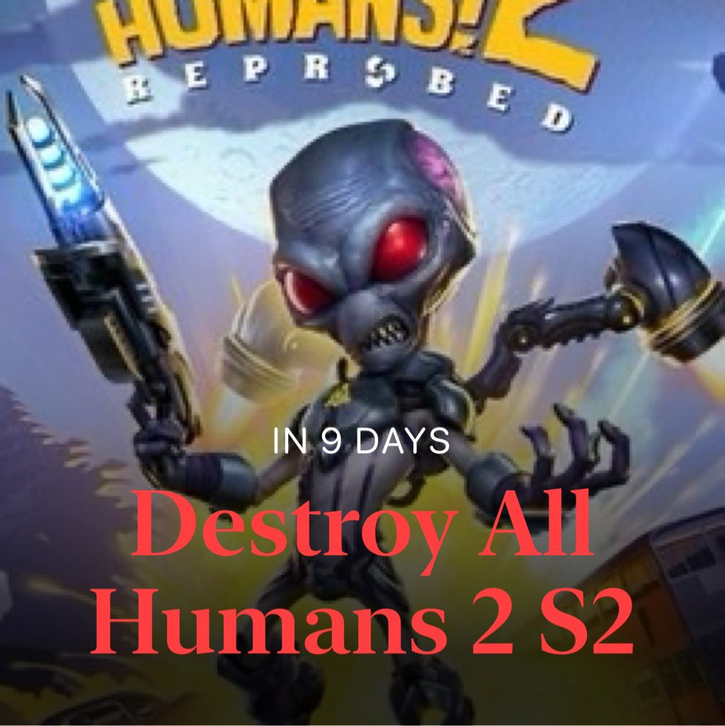 SnowydayUK3's tweet photo. 9 Days Until #DestroyAllHumans2 #Switch2 https://t.co/nIBVYGbYK0