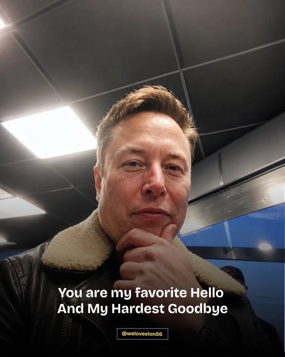 CEOSPACEX8mac's tweet photo. You are the first name I want to hear
and the last one I want to say https://t.co/W7DTS2JNML