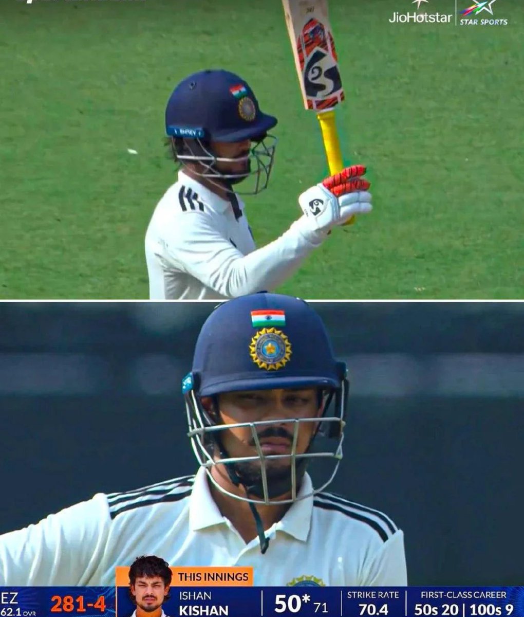 arjuntndlkr's tweet photo. 20th First-Class fifty for Ishan Kishan! 🔥 The East Zone captain brings up his half-century off 71 balls in the Duleep Trophy final against South Zone. https://t.co/drFnlhs9L7