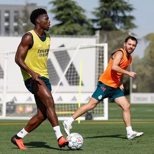 MadridXtra's tweet photo. 🚨 BREAKING: Tchouameni and Thiago Pitarch are BACK. https://t.co/lyhDRAsaB6