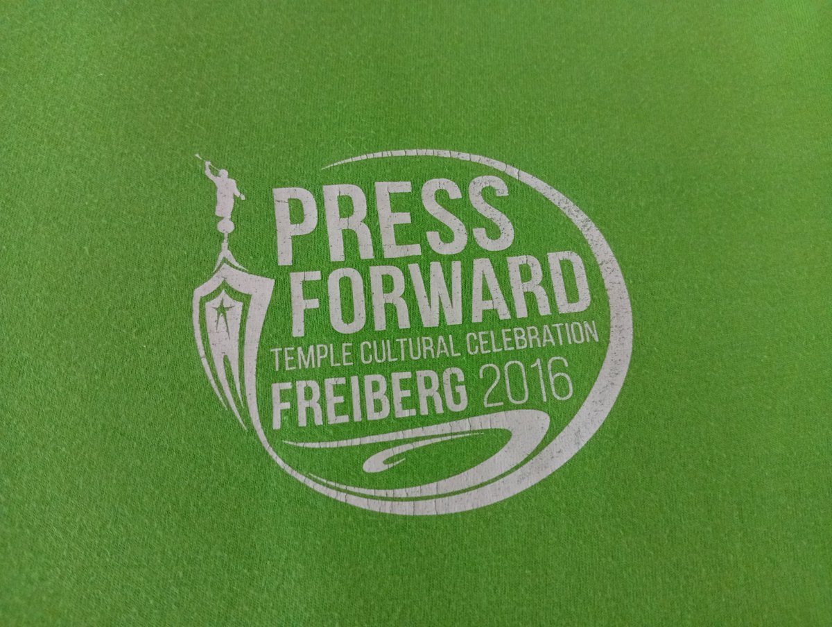 GalacticHyena's tweet photo. Huge Anniversary this week!
On September 3rd marked the 10th Anniversary of the famous Cultural Celebration, held in Dresden, the day before the re-dedication of the Freiberg Germany Temple!
I was there among the performers.☝️
We had the same motto as at FSY 2016. #PressForward https://t.co/NfJQgcyX9x