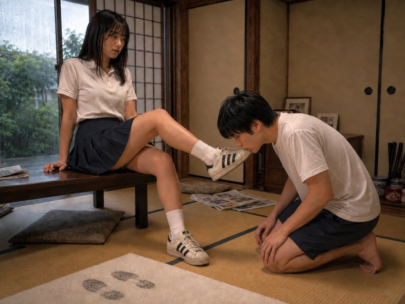 Dosoku_Girl's tweet photo. 雨の日の室内遊び。
踏んで欲しいから置いてあるのかしら。 https://t.co/1bZfuDQpOe