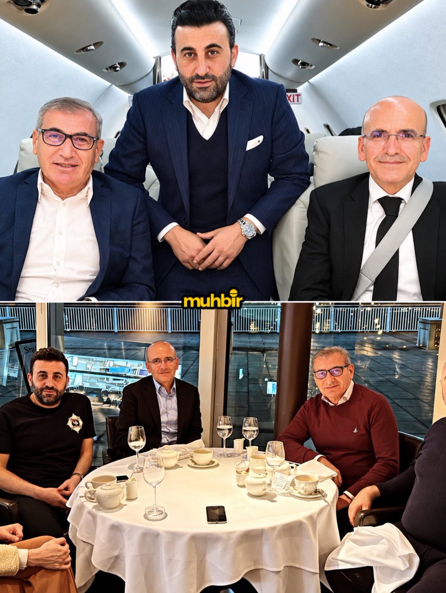 ajansmuhbir1923's tweet photo. Mehmet Şimşek ile özel bir jette ve Londra'da aynı masada verdiği pozlar ile gündem olan iş insanı Selman Reşitoğlu, uyuşturucu ve fuhuş soruşturması kapsamında tutuklandı. (Gazete Pano) https://t.co/Aj2VtfdVjA