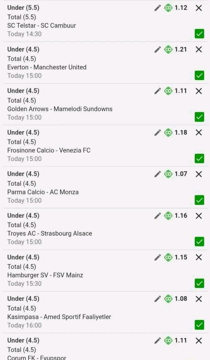 Excellentb6q's tweet photo. Code: BW6F71F41B
Full-time Under 4.5 Goals ⚽ 
14:30 https://t.co/EIHrU2RAim