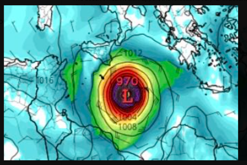 Statisticizer's tweet photo. ⚠️ 🔴 🚨 🛑 ⛔ HIGH RISK

As predicted via downscaling and analog ensemble modelling , the  numerical weather prediction models (GFS and ECWMF) are now suggesting an increased risk of a Mediterranean tropical-like cyclone (#Medicane) and/or Medistorm developing near the Libyan coast and close to the Ionian Sea toward the end of September.

However, my analog analysis does not place the most likely epicenter there. Instead, it suggests that the system could become increasingly centered toward southern Italy and potentially the Aegean Sea at a later stage.

The attached numerical weather prediction model views are interim. The synoptic evolution of this potential storm will likely change several times during the upcoming model updates.
♻️ 🚨 Also, despite the long-range signal the analog model on my end suggests western mediterranean hurricanes are also likely during Autumn, particularly the Balearic sea region . 

Therefore, this remains a long-range signal, and the exact track, intensity, and location are subject to significant changes as we get closer to the event.

I will soon begin providing daily analyses of the potential flooding and water runoff risks, as well as wind conditions, for the expected period.

Please share this outlook and warnings ♻️
Early warnings save lives and protect property.
Courtesy: Model runs borrowed from Mr. Weather-Watcher (Mr. WW) @WXWatcher07

Warmest regards,

Mr. M @Statisticizer