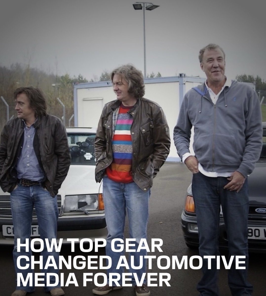 ClarksonsFarm1's tweet photo. The original Top Gear that launched in 1977 was a useful programme. The 2002 reboot, cooked up by Clarkson and producer Andy Wilman, was something else: a studio with a live crowd, a mute racing driver in a white suit called The Stig, celebrities sent around a track in a “reasonably priced car,” and three presenters who treated cars as punchlines, characters and passports.

When James May replaced Jason Dawe in series two, the chemistry locked. Clarkson was the loud, power-obsessed ringmaster. Hammond was the sharp witted, enthusiastic hamster who would try anything. May was Captain Slow, the pedant with the soul of an engineer. Their arguments weren’t bits. They felt like three mates who actually liked each other and enjoyed winding each other up. The show became a sitcom that happened to have supercars in it.

Cars stopped being appliances. They became the excuse for “how hard can it be?” challenges, £1,500 sports cars that immediately exploded, races against trains and boats and planes, and specials that sent three middle-aged men across Botswana, Vietnam, Bolivia, Patagonia and the Arctic. The cinematography - helicopter shots, dusk light, engines echoing off mountains - made a car show look like cinema. People who had never cared about torque curves suddenly cared about whether Hammond would survive the next cheap-car challenge.

The numbers were absurd - 
In the UK it regularly pulled six million-plus viewers and peaked near seven or eight million. At its height it was the BBC’s most valuable commercial property, worth tens of millions a year in overseas sales, DVDs, tours and merch. The UK version was sold into 170-plus countries. BBC figures put the cumulative worldwide audience around 350 million people - not every week, but over the life of the show, an astonishing reach for a programme that started as a poky little motoring magazine.

Sunday night became a ritual. Families who couldn’t name a camshaft still sat down together. Kids who would never own a Veyron learned what one sounded like. People in countries with no British TV tradition quoted “POWERRRR,” “Oh, cock,” and “Some say…” as if they were local slang.

They invented the template everyone still copies - 
Look at YouTube car culture. Cinematic reviews. Personality-first presenting. Budget road trips with mates. “We bought three terrible cars and drove them across a continent.” That whole language exists because Clarkson, Hammond and May made it look like the most fun job on earth, years before every 22-year-old had a gimbal and a channel. Writers have argued, not unreasonably, that for a generation they mattered more to car enthusiasm than many of the great manufacturers. Ask a random person to name someone famous associated with cars. They will not say Enzo Ferrari. They will say Jeremy Clarkson.

They also made loving cars socially normal. You didn’t have to be a garage hermit. You could be a bloke who liked engines and jokes and scenery. The specials doubled as travel films. A lot of people booked flights to Vietnam or Botswana because three idiots on BBC Two made the world look reachable.

The impact wasn’t just ratings. It was companionship. For more than a decade, millions of people had three familiar voices in the living room every week. Bad day? Cheap-car challenge. Need wonder? Polar special. Need to laugh at human incompetence? Almost any episode. The friendship on screen - real enough that it survived crashes, controversies, a BBC firing and a move to Amazon - made the show feel like hanging out with people you knew.

They were messy. They caused diplomatic incidents. They said things that would not survive a modern compliance meeting. That is part of why they felt like television from a different era: three men who were allowed to be large, rude, authentic, sentimental and ridiculous in the same hour. When they finally signed off from The Grand Tour, it really did feel like the end of something that television no longer quite knows how to make.