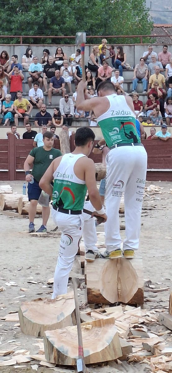 naturalezacyl's tweet photo. El sábado celebró Valsaín #Segovia su tradicional concurso de corta de troncos, con asistencia de los mejores cortadores nacionales.
Una reivindicación de los montes, su #GFS, su valor económico, social y cultural
1º Zaldua I y Zaldua II (San Sebastián)
2º Manu y Borja (Valsaín) https://t.co/0l7iE6pFC6