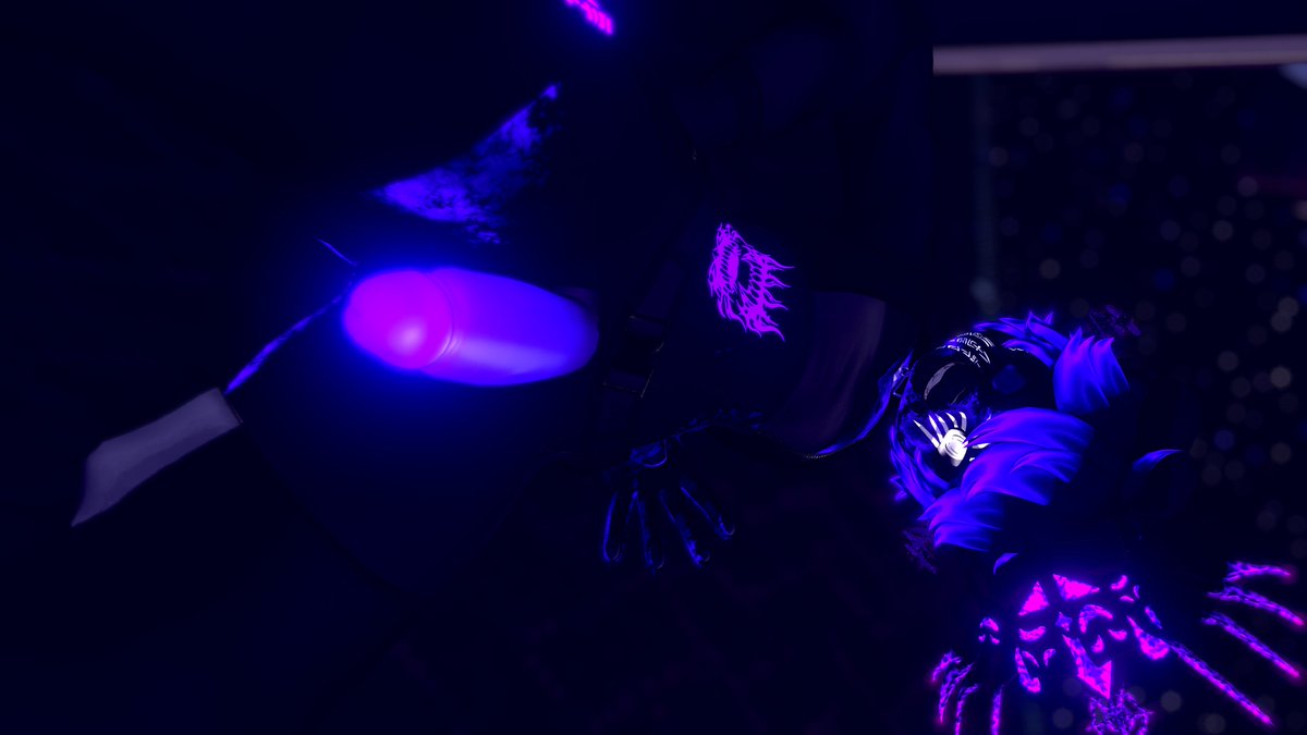 NeedyAiku's tweet photo. Maybe don't follow the purple glow into an alley next time..?
Or did you come in here on purpose..~
/ / #vrcnsfw #nsfw #furrynsfw #vrchat #vrcfurry #furry https://t.co/lb6VKRifeQ