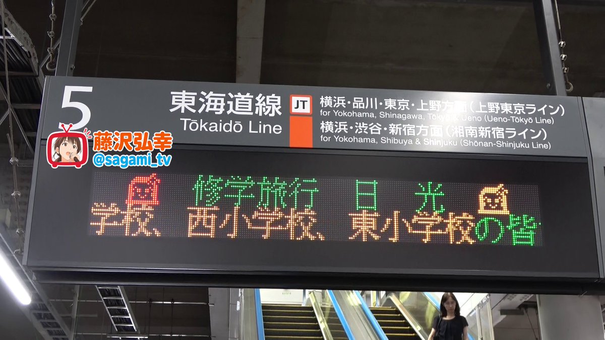 sagami_tv's tweet photo. 坂井泉水さんも乗車した秦野の修学旅行列車❝秦野臨❞

坂井さんと同級生だった方から聞いたところ当時も走っていたとのことで歴史ある列車

小田急とＪＲでそれぞれ運行

ＪＲでは特別なＬＥＤや垂れ幕を出すなどの歓迎っぷり

小田急は今年から６連の停止位置が変わり後ろがややカツく😅

#坂井泉水 https://t.co/oG9HekxTQJ