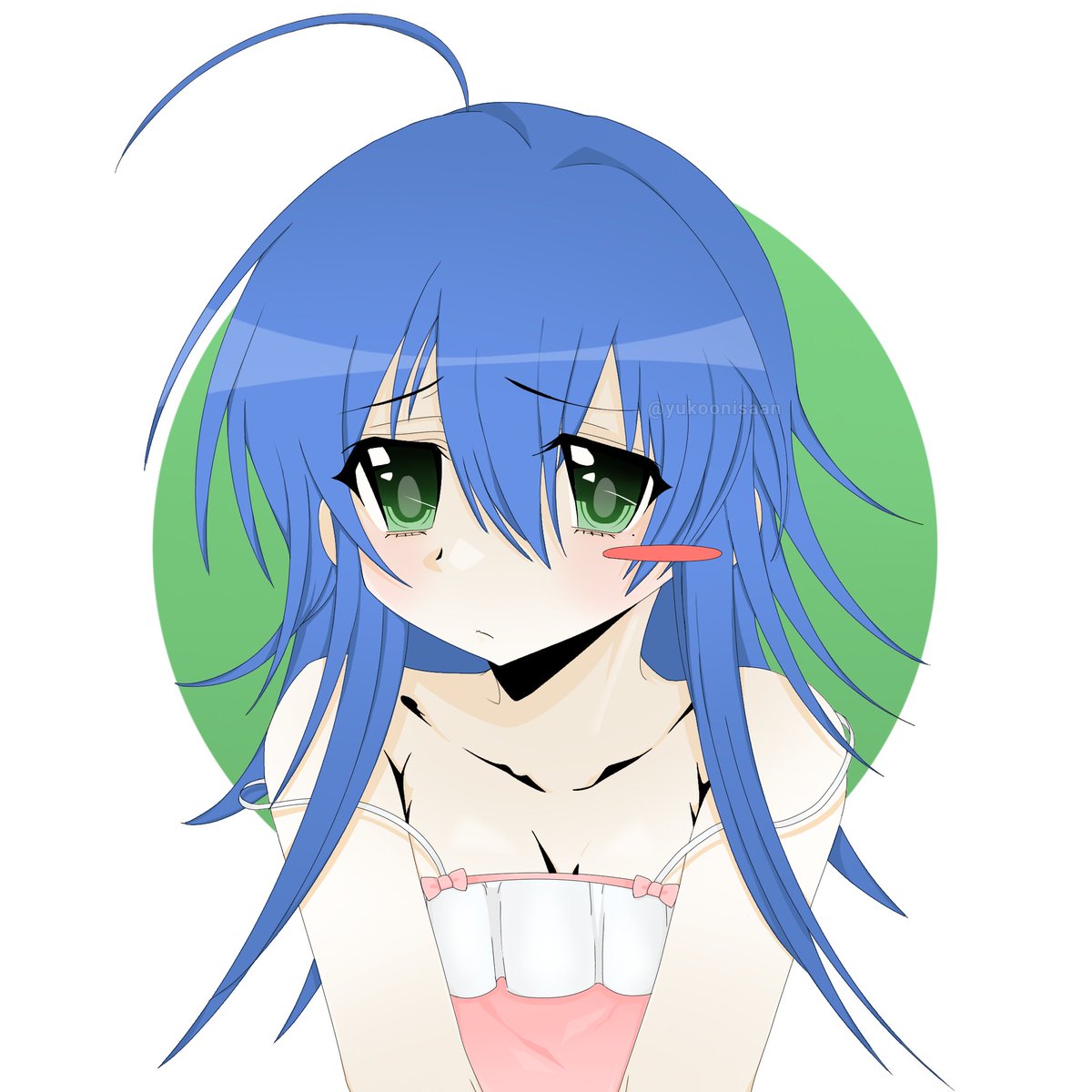 yukoonisaan's tweet photo. Konata💙 #Konata #LuckyStar #AnimeArt https://t.co/Up0IoTns8R
