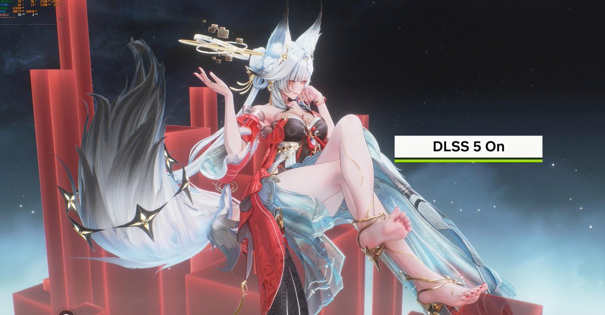 WutheringNews's tweet photo. HSIN with DLSS5 On

Body so Tea even DLSS5 can't ruin her https://t.co/MIJUov07s5
