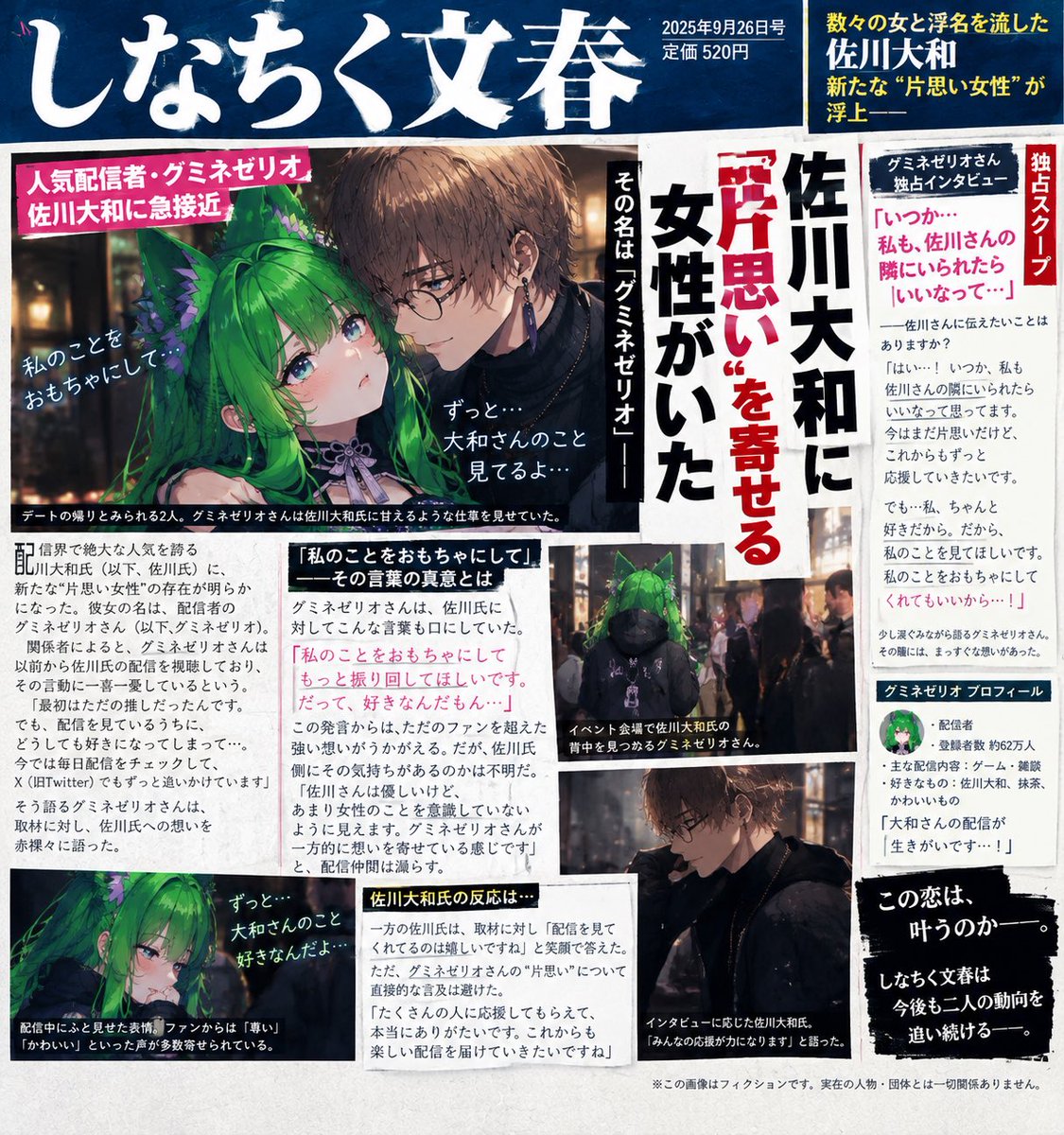 fxibd2's tweet photo. @gmnzro9393 グミちゃーんぐみちゃん希望の！！文春砲！！作ったよ！！ https://t.co/MpzQrphCnb