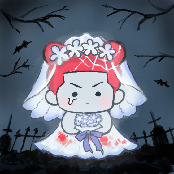 GoGo_nkrs's tweet photo. ゴースト花嫁ふぬ https://t.co/OcBkstkCM4
