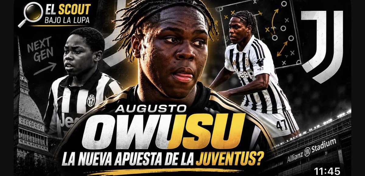 JuventusMiamiFL's tweet photo. 🔥 ¿Quién es Augusto #Owusu y por qué Spalletti apuesta por él?

Mira EL SCOUT | BAJO LA LUPA de #CalcioHEAT. 👀⚽

👉 descubre si realmente está listo para la #Juventus. https://t.co/awEXyNqTdW #NextGen https://t.co/5A6XwhIiHO