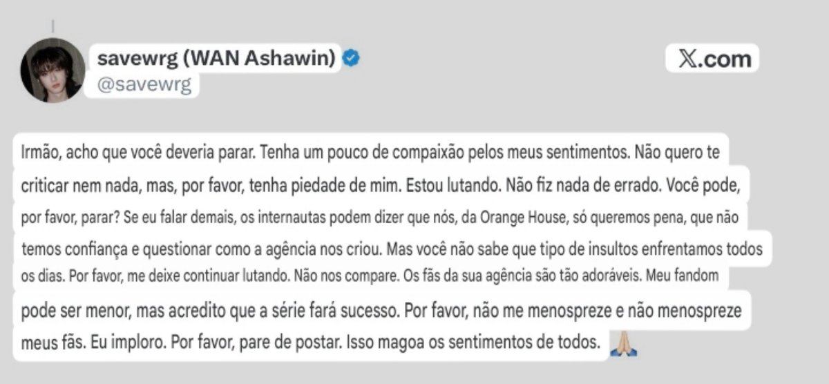 wqingspecter's tweet photo. quero que me apontem no texto onde o save ofendeu alguém porque sério to vendo umas coisas bem ridículas por aí, concordo que ele não deveria responder troll que não vale a pena mas agir como se ele estivesse ofendendo os we e as westies simplesmente não faz sentido https://t.co/lvEZ0Ls3EL