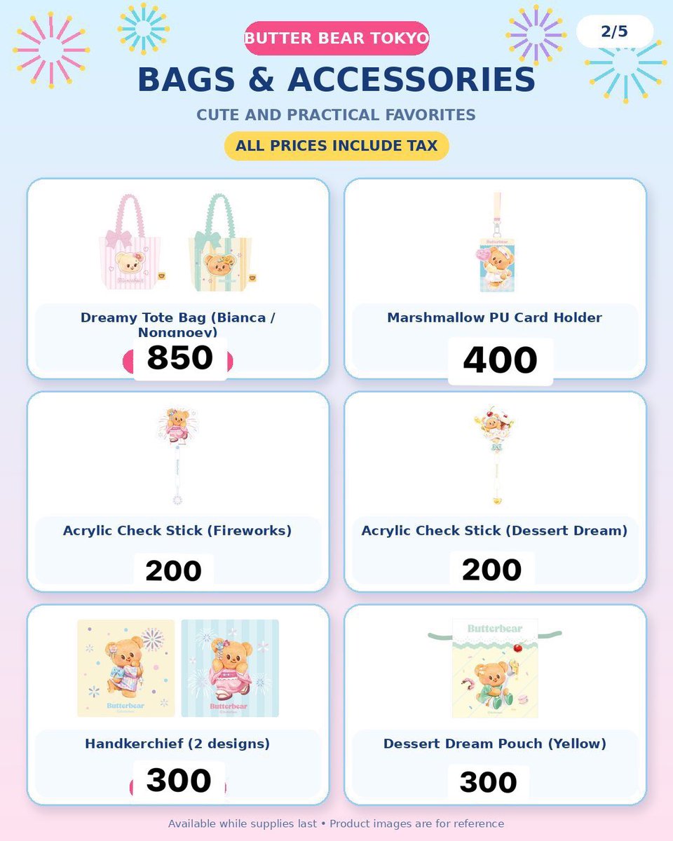 takhepstore's tweet photo. รับหิ้ว Butterbear Hello Spot in Tokyo

ราคารวมส่งกลับเรือแล้ว
📦ค่าส่งในไทย 50 บาท

- มัดจำ 200 ทุกชิ้��� ชำระที่เหลือตอนของถึงไทย
- หิ้วไม่ได้คืนเงินเต็มจำนวน

🚢รอของ 20-25 วันหลังเรือออก

#Butterbear #ด้อมน้องเนย #ตลาดนัดbutterbear https://t.co/jolRqMacRh