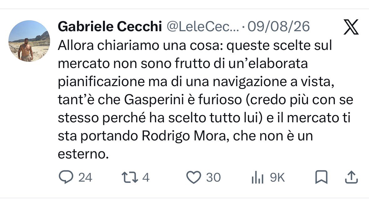 Moltorumore's tweet photo. @LeleCecchi97 https://t.co/8Hkq7qjO6T