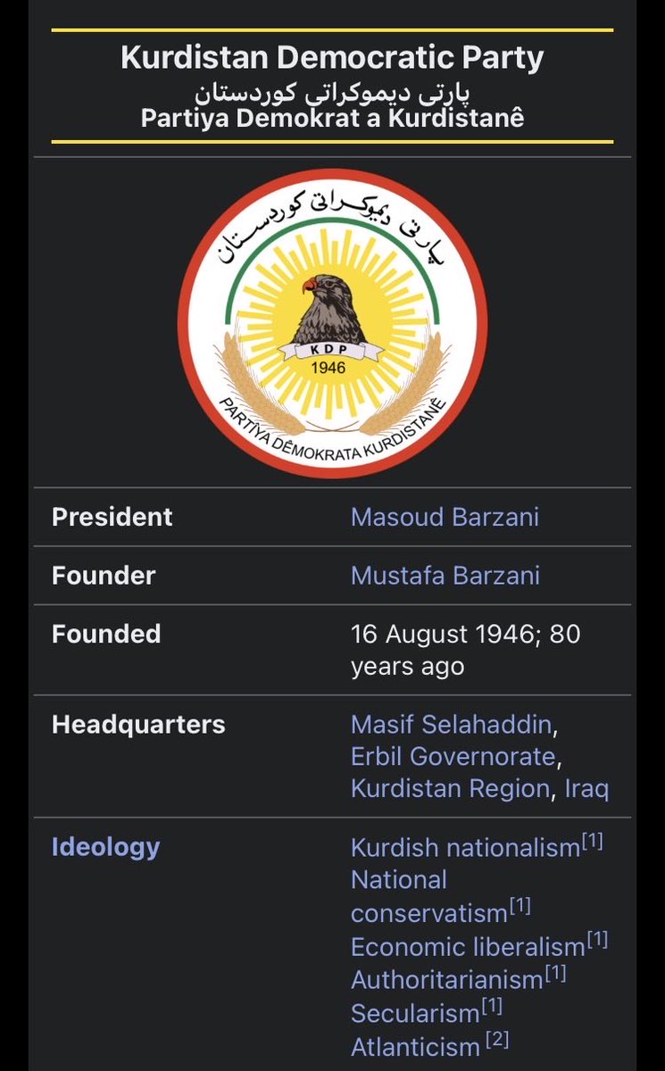 Pro_KRG's tweet photo. چەپ گەلێک نەزانن، وا دەزانن هەموو کوردستان بەس چەپی تیایە، نازانن ئەو حزبەی تەمبێی کردن لە 1998 و 2000 لە چۆمان و ئابلوقەی داون لە قەندیل حزبێکی ڕاستڕەوی ناسیۆنالیستە بەناوی (پارتی دیموکراتی کوردستان) https://t.co/qfdghWWYyP