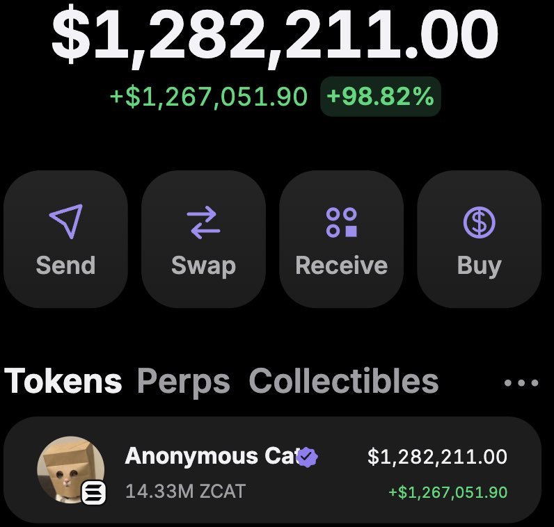 fluffycrypt's tweet photo. Thanks $zcat

2000x in my $ZCAT call on tg 

drop your sol Address :
and check your wallet tomorrow 🤝
1000🪂

follow like comment Rt 🚀 https://t.co/2rDQDlDgFL