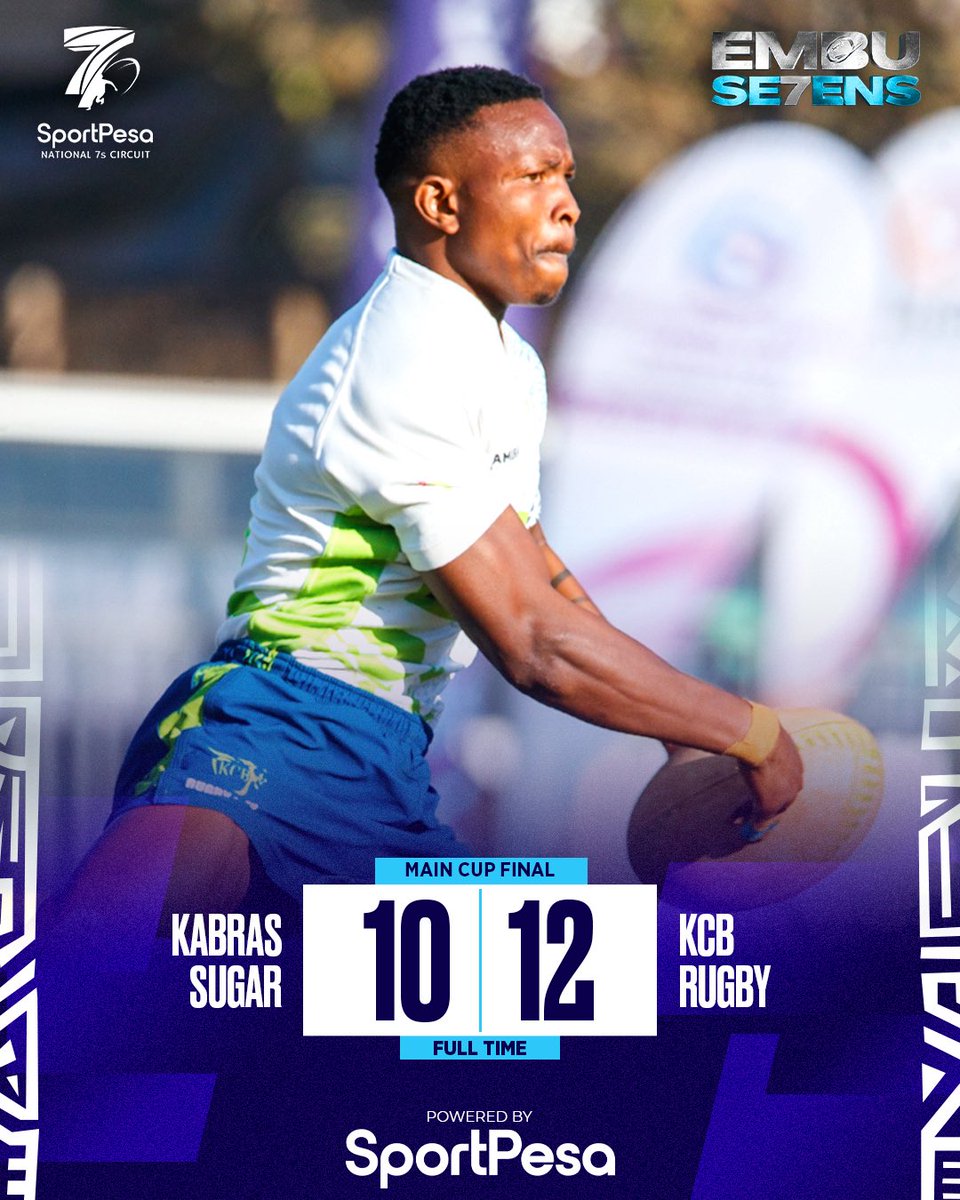 OfficialKRU's tweet photo. 🏆 CHAMPIONS! 🏆
KCB are your #Embu7s CHAMPIONS! 🥇
They came, they conquered, they lifted the trophy! 
#SportPesa7s #RoadToSafari7s2026 https://t.co/MzGBVCfS0W
