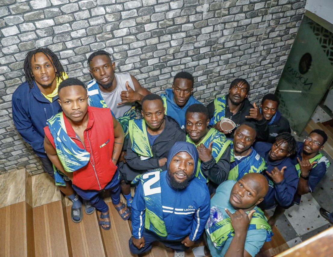 kcbrugby's tweet photo. Gang Green Gang. 💚🤍💙

#RugbyKe #believe #commitment #lionheartedrugby https://t.co/OvqJVEhv09
