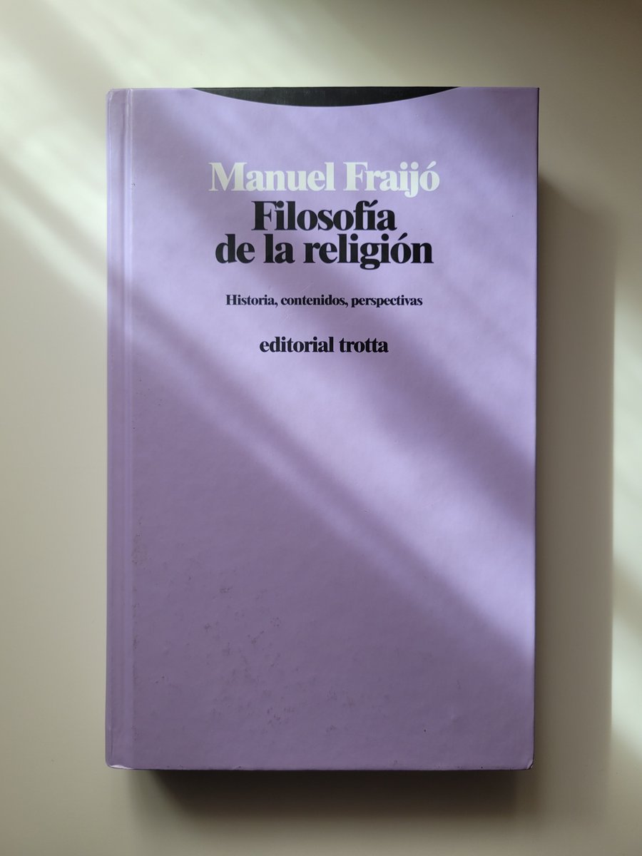 Alex_philosoph's tweet photo. No hay en español nada igual y comparable al excelente libro de Fraijó sobre Filosofía de la religión.
Es el mejor manual e introducción disponible a esta disciplina.
Además de exponer sus problemas fundamentales, esboza las ideas de los grandes filósofos que la han tratado. https://t.co/xYmyVyvOLN