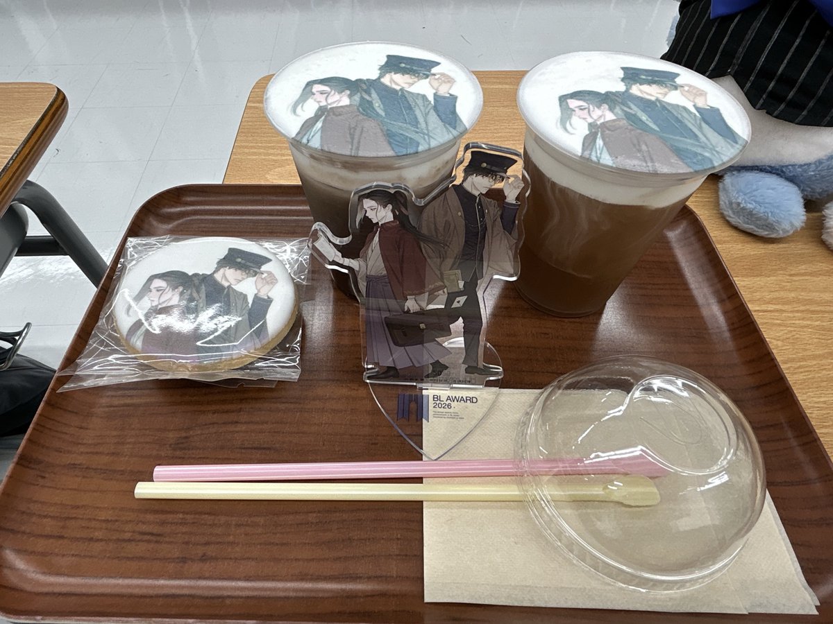 yukimura_kanae's tweet photo. BLアワード記念のポプショに足を運んでくださった皆様、ありがとうございました✨
期間中に何度もお立ち寄りくださった方もいらっしゃったようで、本当に感謝感謝です🙏
今更ですが、編集部の方が前日視察で撮ってくださったお写真を共有させていただきます！
せっかく等身大パネル作っていただいたのに仕事で行けなかったのが悔やまれる～😭