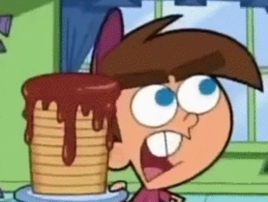 CodeYaliKim's tweet photo. I never realized he was holding a plate with pancakes in this scene https://t.co/qGi2Oktwm1