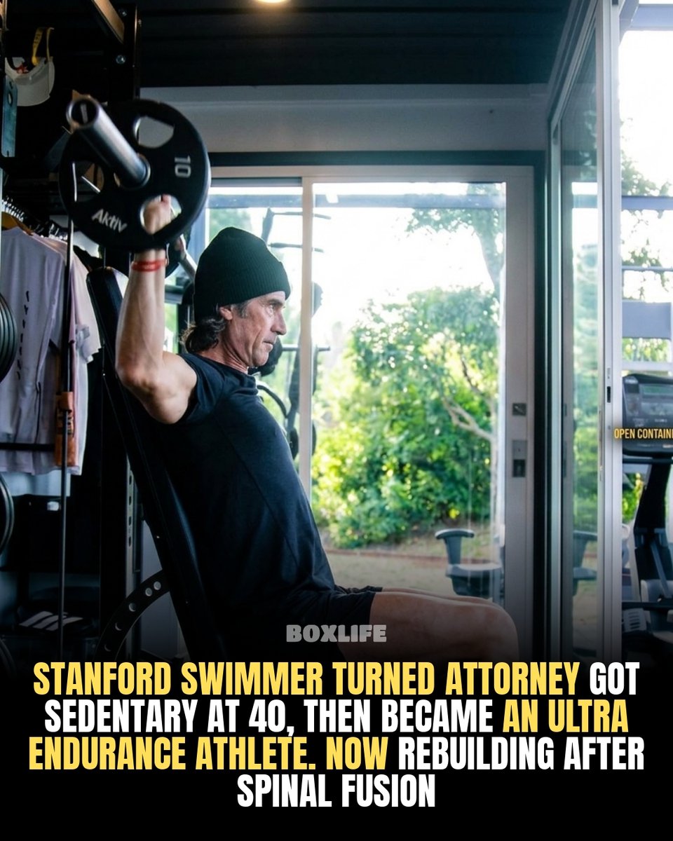 BoxLifeMagazine's tweet photo. Rich Roll underwent spinal fusion surgery, prompting a reset in his fitness journey https://t.co/wKntgXZLjG