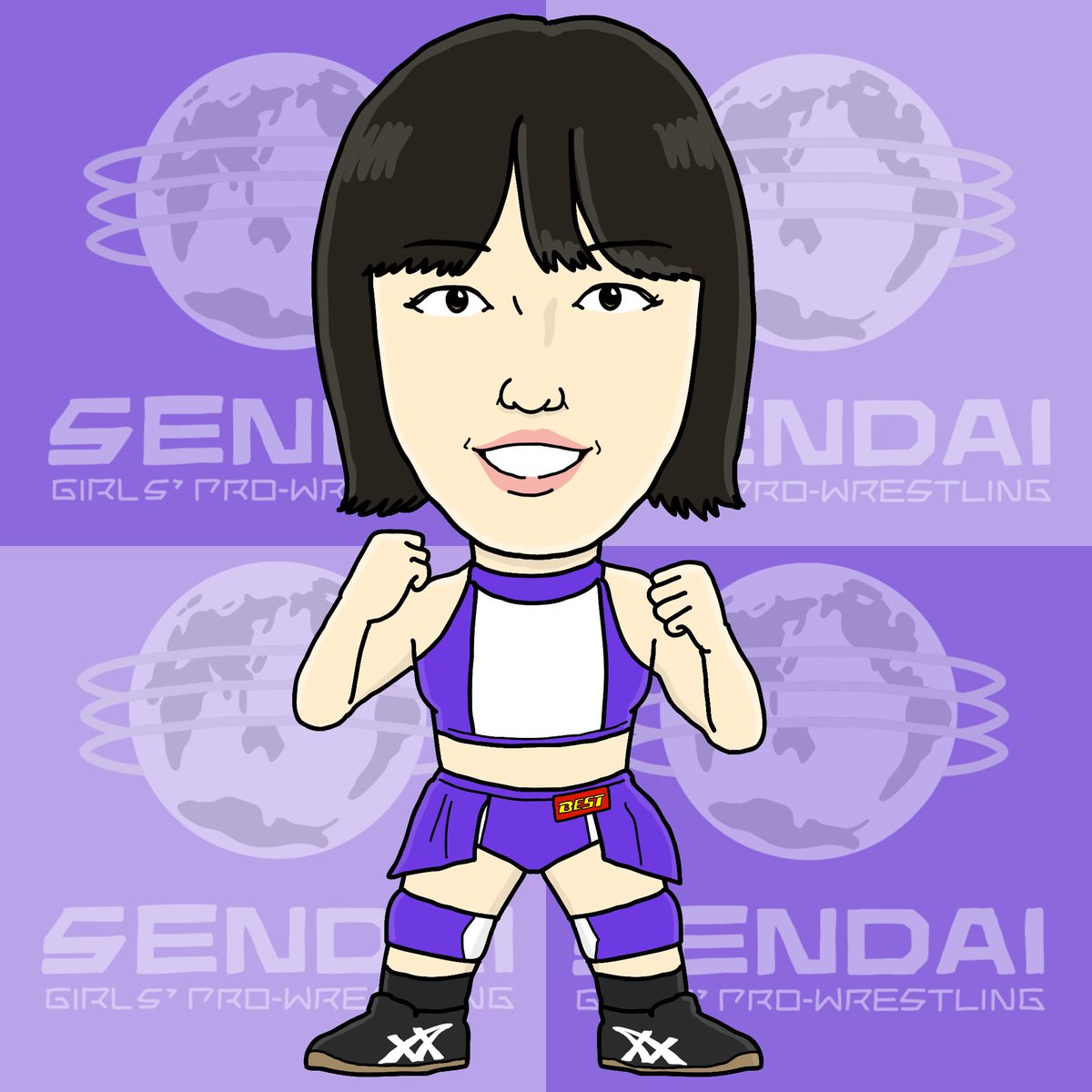 ishikantoku's tweet photo. 全国ローカルプロレスラーイラスト 2026
No.289   高野玲菜
#全国ローカルプロレスラーイラスト
#似顔絵　#仙女　#センダイガールズ
#高野玲菜 
@reina0130712 https://t.co/4VVmhba5NR