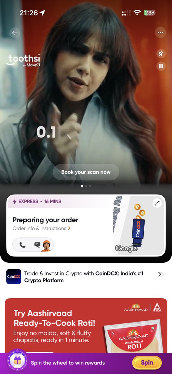 PratiksSheth's tweet photo. Biggest scam ever…yet again @Swiggy has done what it does best. Take money for priority service and not deliver orders on time. This is ridiculous. I wonder why and how we as Indians as being ok with this scam.@Tukaram_IndIAS @mybmc @jagograhakjago 
#ScamHelp https://t.co/4X4jbfw5Wb
