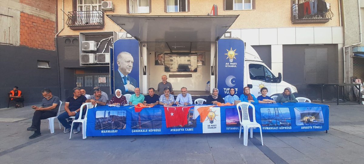 ozdemir2899's tweet photo. Mahallemizde kurmuş olduğumuz Ak nokta nöbetimizi gerçekleştirdik 
@yucedag_ziya @EmrullahErkus @oktayyilmaz16 @vedatdestek @akparti_esenler https://t.co/y5vJYyId1j
