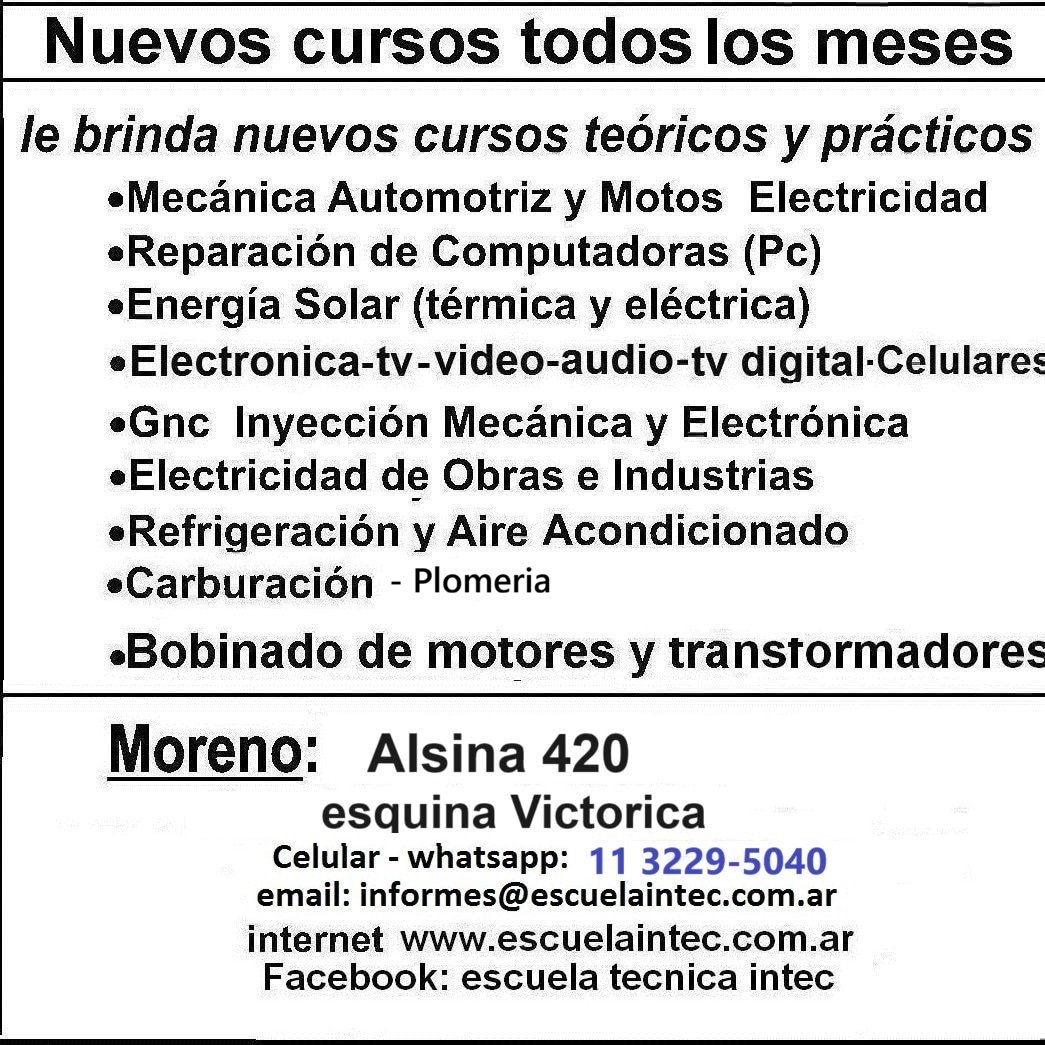 Escuelaintec's tweet photo. Septiembre nuevos cursos presenciales, para información por favor de lunes a viernes de 10 a 18hs, por WhatsApp al 1132295040, indicando el curso. El futuro es tu educación!
 https://t.co/DYnGsUDcAT (hay que escribir la dirección de la página en el buscador).
, https://t.co/jdwscCYTFD