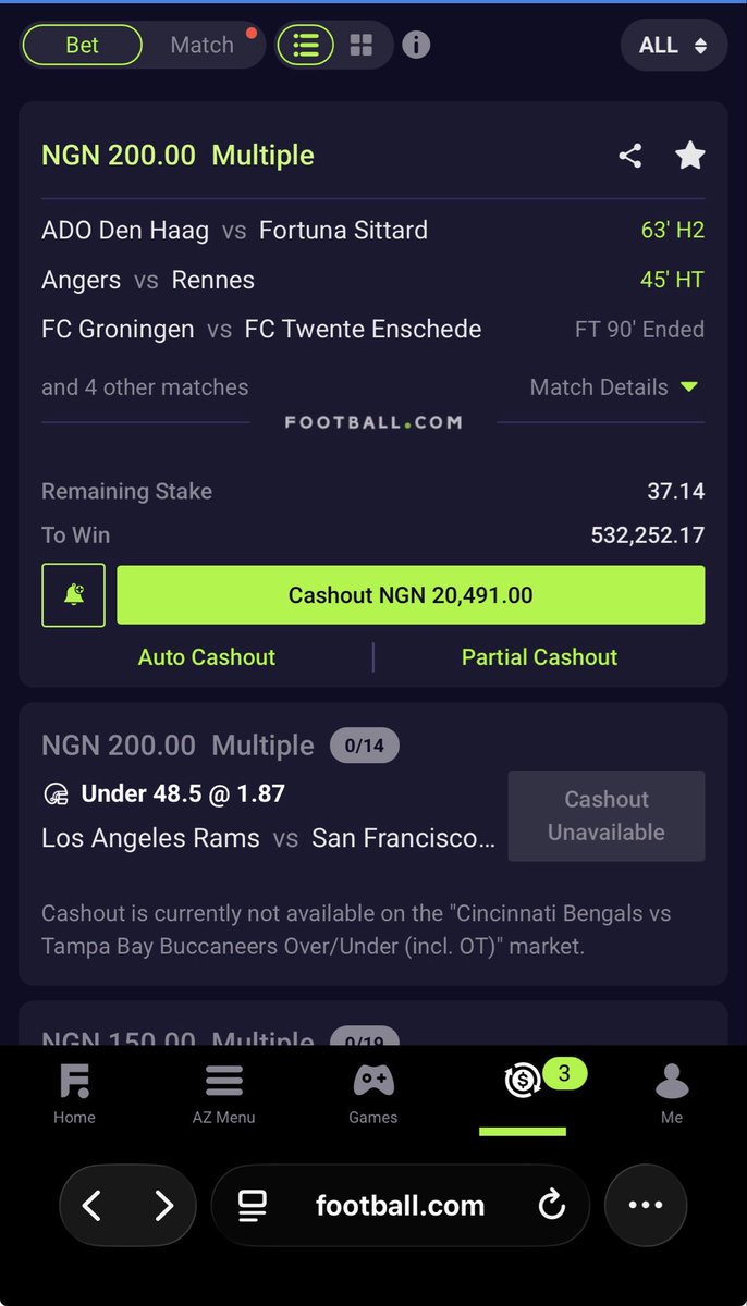 SarahMa36735884's tweet photo. @sportxanalytics Why did I take partial cash out the winning was more than this😥😥 https://t.co/KC3ahpJSAt