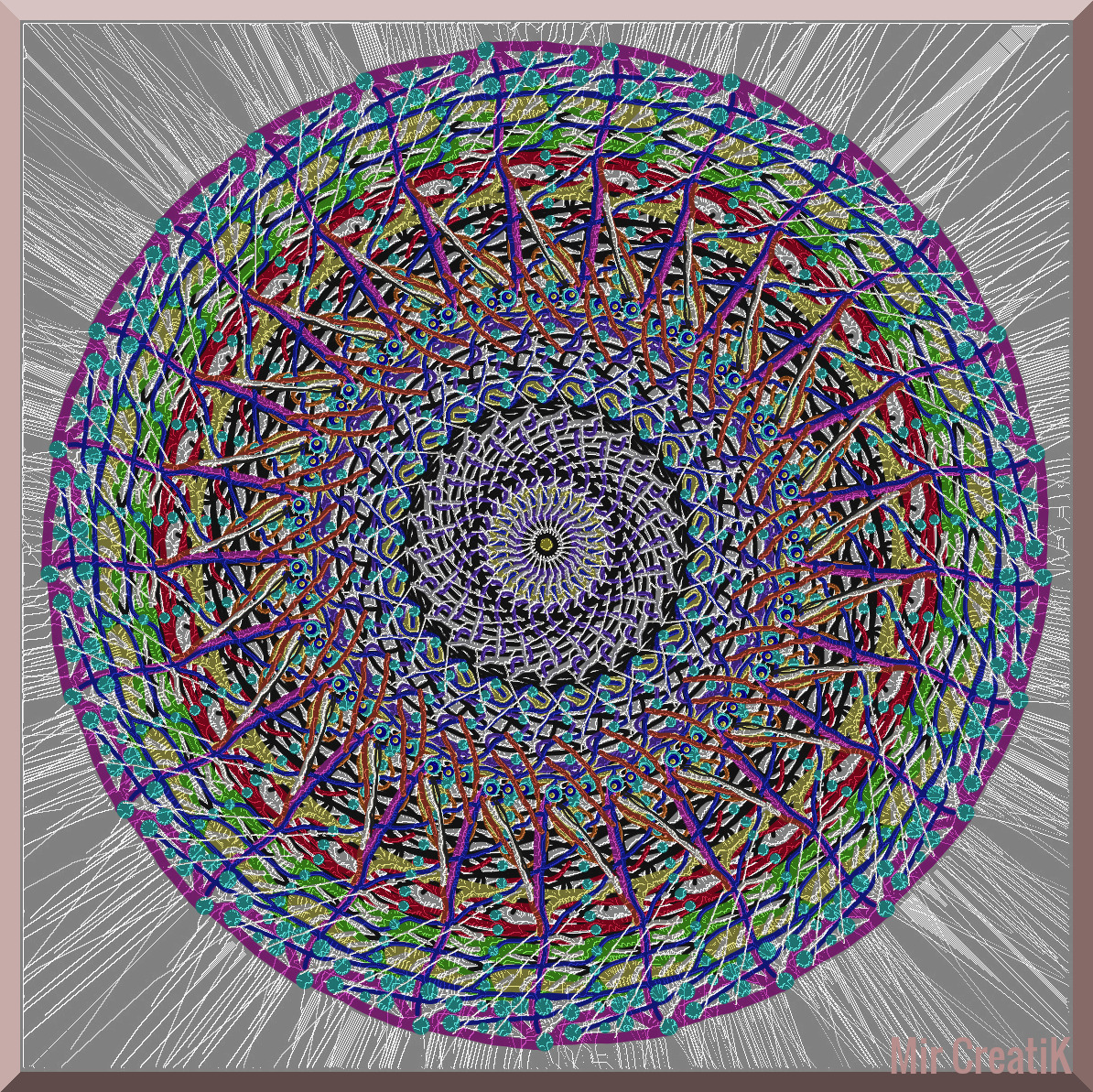 Kronenberg211's tweet photo. Ik wilde beweging in de mandala krijgen met #Gaba, ben niet echt tevreden maar oefening baart kunst...🙏
25 assen ingesteld en begonnen in het midden van het witte vel. Afgerond met #Lunapic. #MirCreatiK #artistofX #art #artist #create #color #symmetrie #zen #ontspannen 🩷💜💚💛 https://t.co/wcftWtbnrI