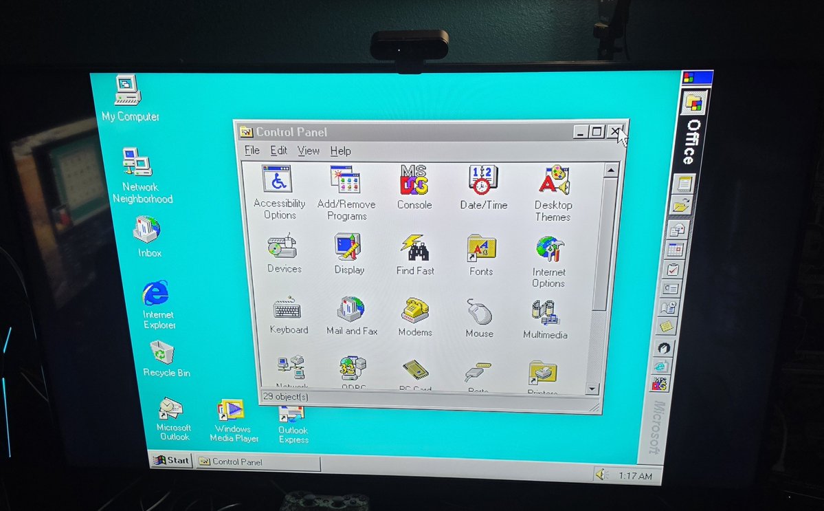 THELEGACYOFSEGA's tweet photo. You may be cool, but are you "Rocking a windows nt 4.0 with a dual pentium 2's on a @retrotink2 6x cool?" 

Thanks to all in the discord that helped me get this set up! 

To Dr.Chi thank you for makikg amazing tech that allows us to relive our childhoods! https://t.co/id6GzwE6Cw