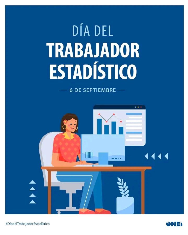 YeroChao's tweet photo. Feliz día del trabajador Estadístico. Conmemoración desde 1970 cuando se realizó el primer censo de población y vivienda https://t.co/1fFySlH04k
