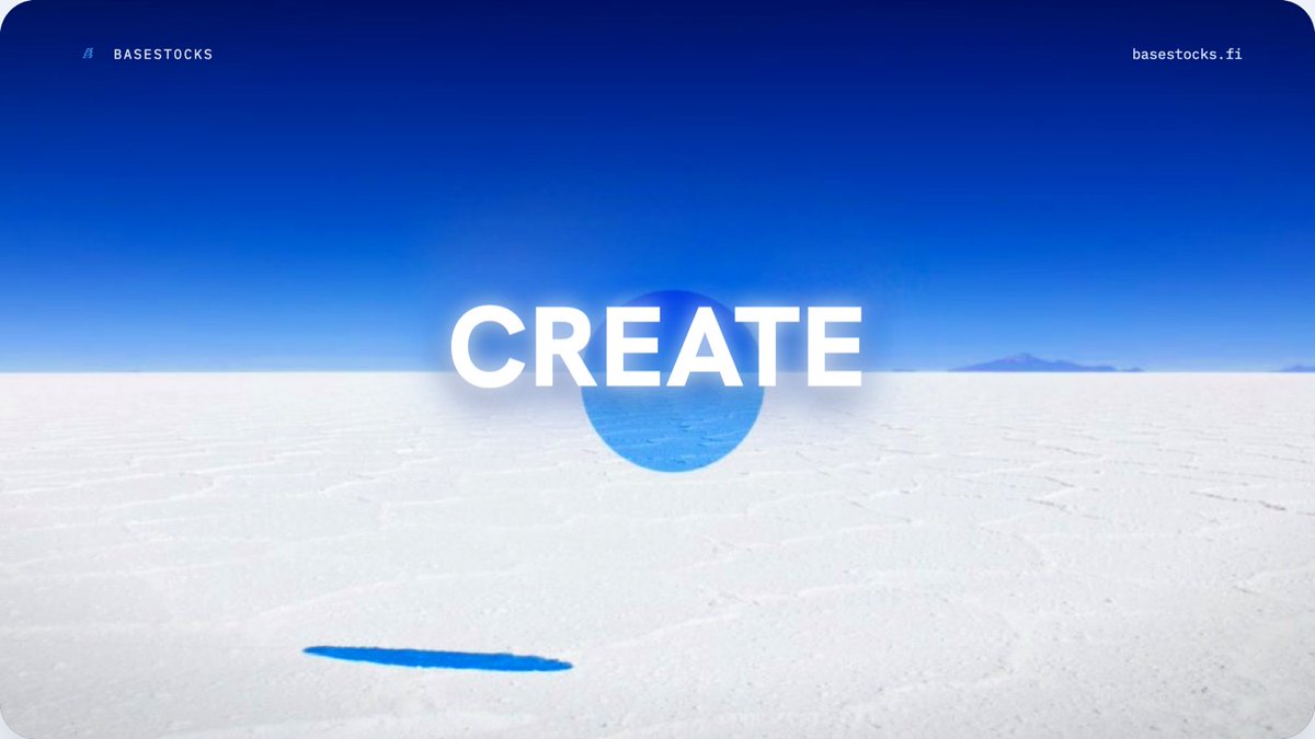 basestocksfi's tweet photo. CREATE

Pair it with a stock. One launch.
https://t.co/KOaxdq3kkA https://t.co/ADYSqvkFiW