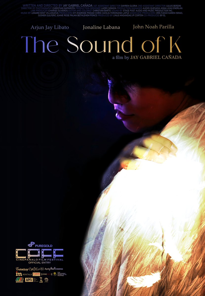 denielemein's tweet photo. the official poster of THE SOUND OF K 🌟

an entry from the visayas state university, directed by jay gabriel cañada - from SHORTS C.

letterboxd link:
https://t.co/OorumFNBrq https://t.co/2sswW21E6S