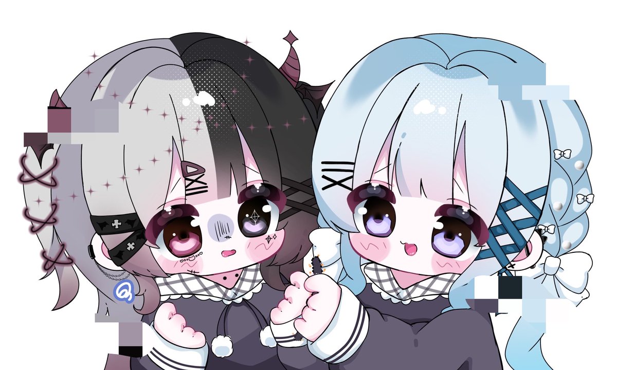 qzvxs's tweet photo. ご依頼でした！女の子ペアでも可愛い➿🎀
 
 #有償依頼  #量産依頼 https://t.co/VxbmxUB9MO