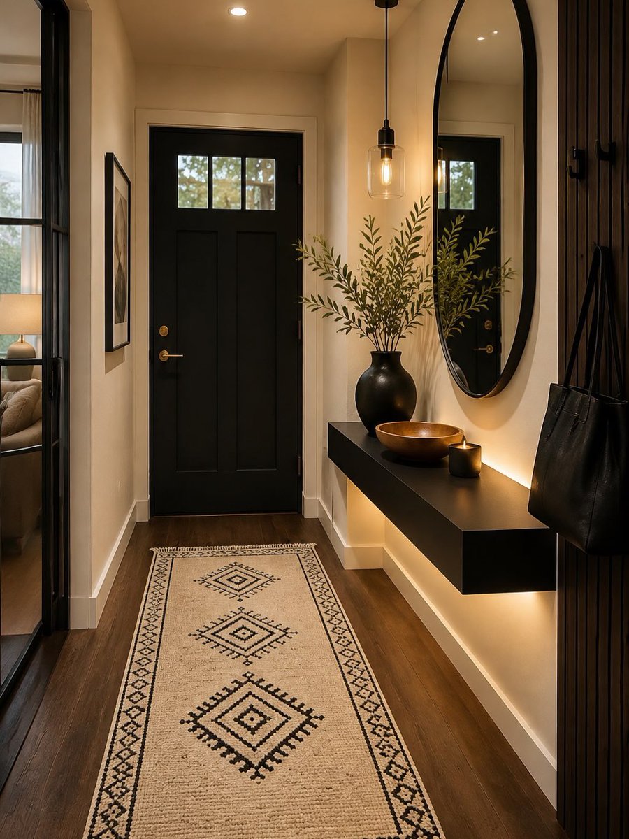 sehviyat's tweet photo. Black accents frame cream comfort. https://t.co/6Rw9Y9ZQ8A