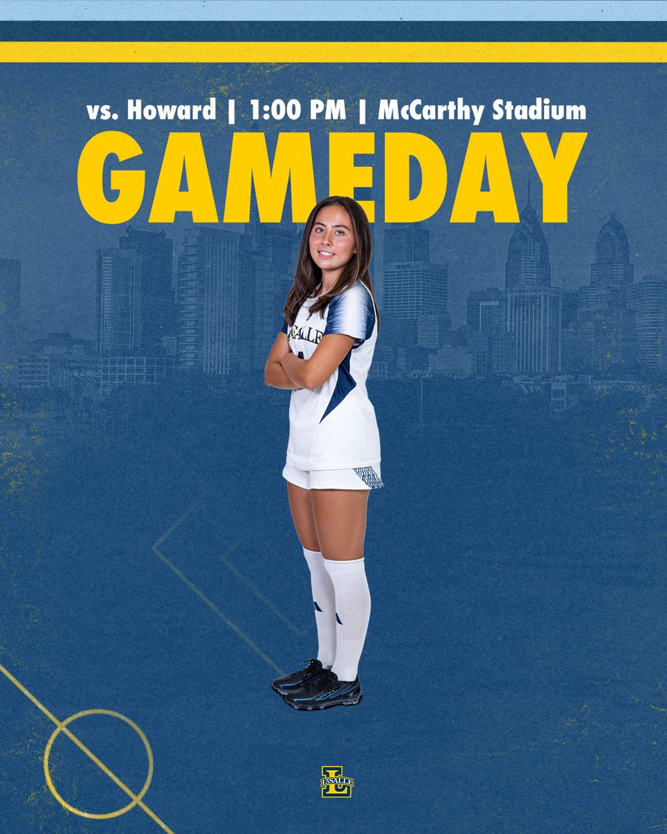 LaSalle_WSOC's tweet photo. GAMEDAY!
🆚 Howard
🕑 1:00 PM
📍 Philadelphia, PA
🏟️ McCarthy Stadium
📺 ESPN+ 👉 https://t.co/a57kCg0mlI
📊 https://t.co/D4IAvZMjt3 https://t.co/gDsVXqinBk