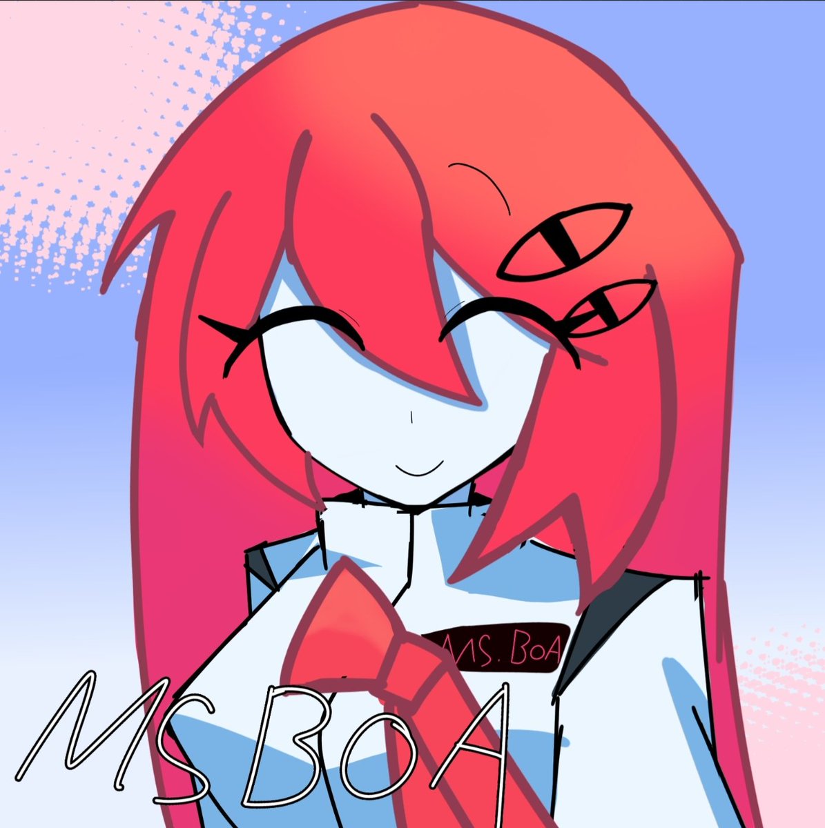 Kanjlpf's tweet photo. MS.BOA！Oh my gosh, this artwork is so simple that I started painting without even sketching！Oh, by the way, I use Draw World Pro, though I don’t know if it’s available for download abroad.
#Enigmevrse https://t.co/UWJddheD81