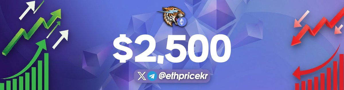 ethpricekr's tweet photo. ⚡️이더리움 $2,500 하회 🔻
현재가: $2,500
국내 거래소 시세
ETH 업비트 3,409,000원 | 빗썸 3,407,000원 https://t.co/mANbHbucL0