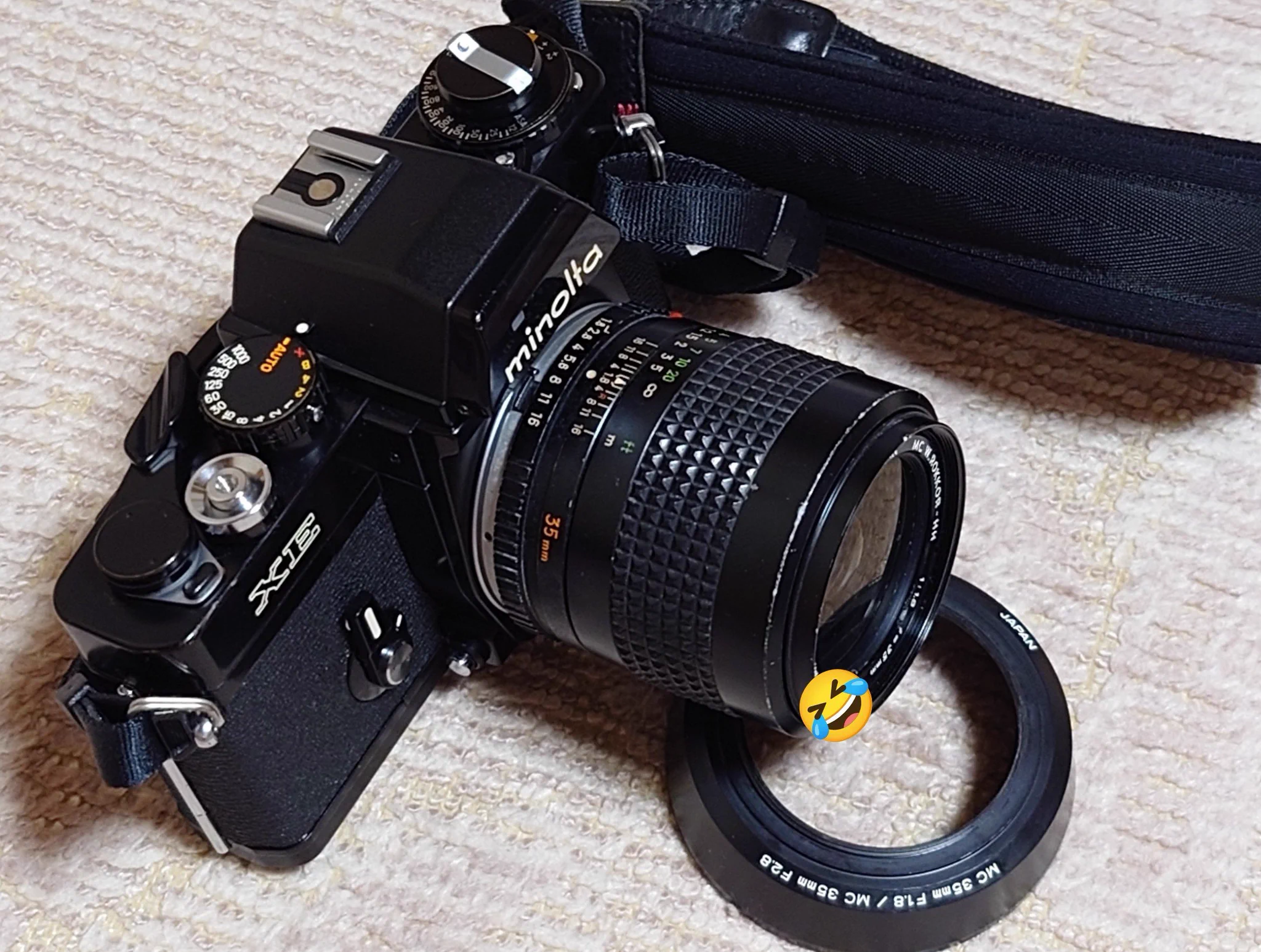 【整備＆テスト済 希少】動作◎ ミノルタ New MD 35mm F1.8 43 整備＆テスト済 希少】動作◎ ミノルタ New MD 35mm F1.8 43 整備