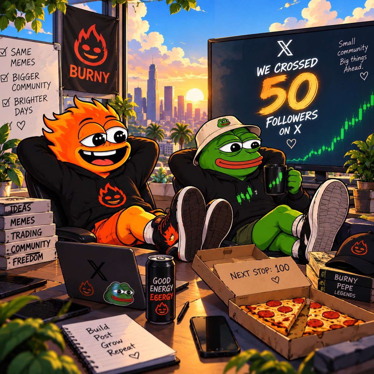 BurnyOnSol's tweet photo. WE CROSSED 50 FOLLOWERS ON X! 

This is just the beginning! 

#LAUNCHINGSOON #SOLANA #SOL #PUMPFUN #EARLYGEM #BURNY #100X https://t.co/niEBgTL0sJ