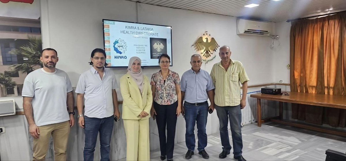 KIMRA_MK's tweet photo. 📷 شراكة دولية... وخطوة جديدة نحو تعزيز البحث العلمي
في إطار التعاون الدولي بين Khalifa International Medical Research Academy (KIMRA) و مديرية صحة اللاذقية - سوريا
تحت عنوان:
📷 Research Capacity Building and Academic Development https://t.co/oj0LoG85R4