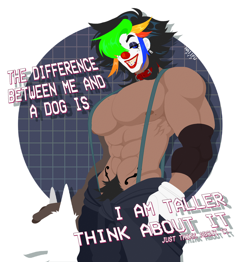 Naiifu's tweet photo. ROUND 2 Teeny Tiny the big clown.... https://t.co/tn5a1ofppu